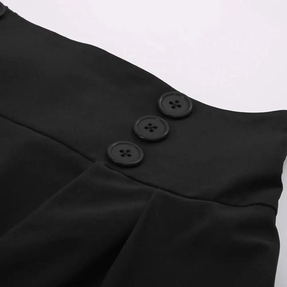 A-Line Midi Skirt Women Skirt Elastic High Waist Contrast Color Plaid Print Large Hem Mid-Calf Length Skirt Daily Wear