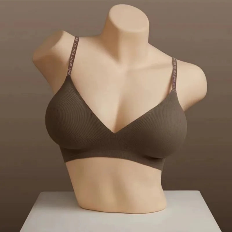 Seamless Bras for Women's Underwear No Steel Ring Anti-sagging Women's Push Up Bra U Back Bralette Backless Bra Sexy Lingerie