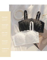 MOYISU Strapless Bra Women with Large Breasts and Small Non-slip Pull-up Breast Anti-sag Summer Slim Bra