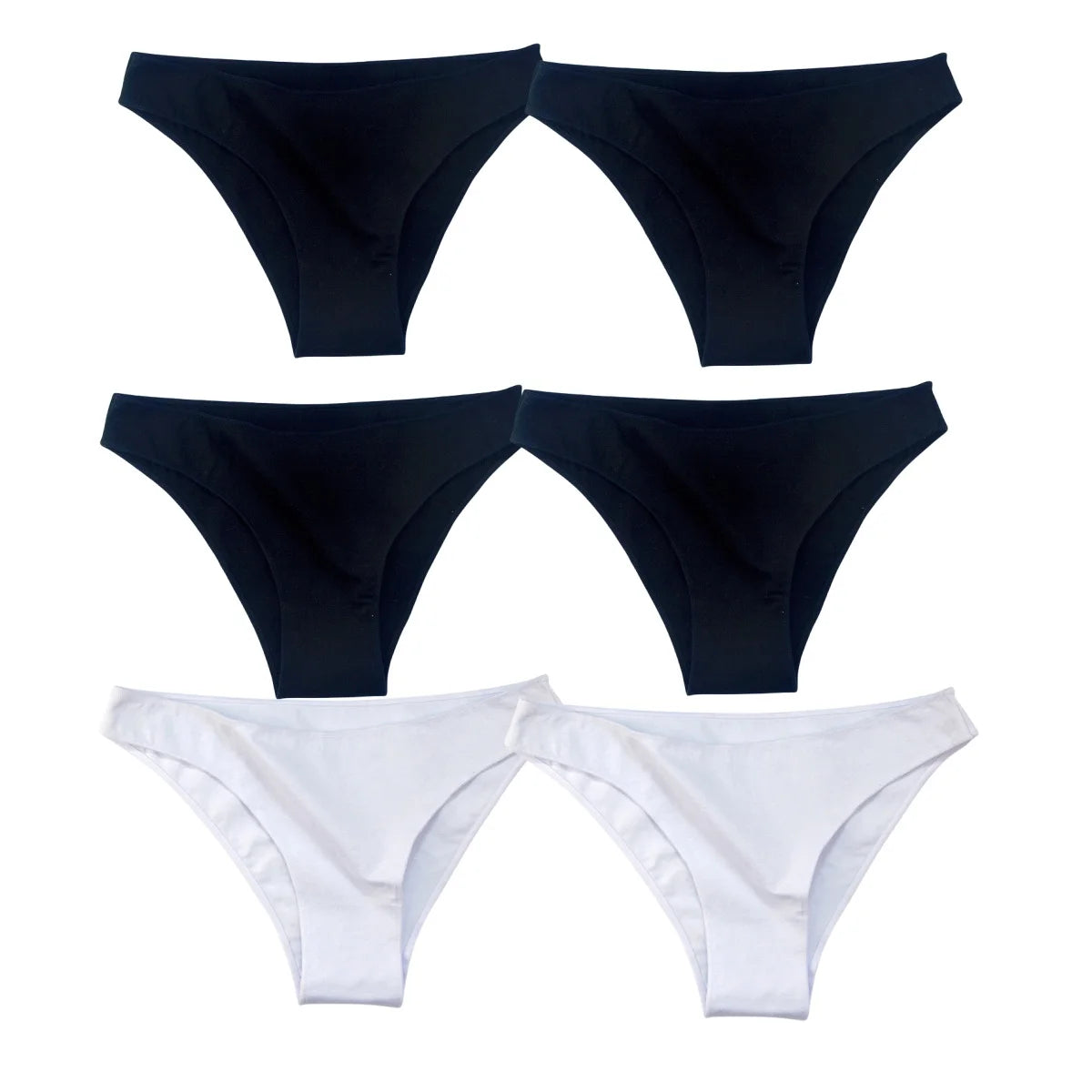 6Pcs/Set Women's Panties Cotton Briefs Underwear Female Underpants Low Rise Underwear Sexy Lingerie Soft High Cut Pantie