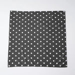 Women 4 Piece Swimsuit Dots Print Bikini Sets Bra Thongs Sheer Pants Cover-ups Scarf Bathing Suit for Beach Pool