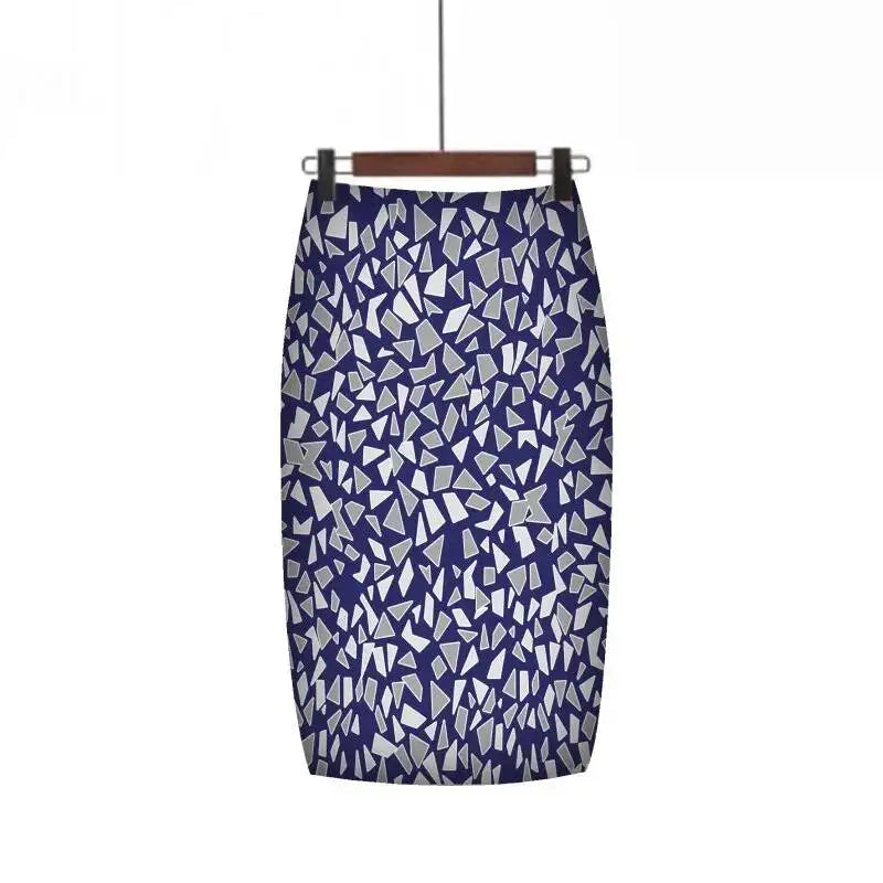 Spring Summer Women Y2K High Waist Midi Pencil Chiffon Skirts Slim Bodycon Vintage Hip Raise Korean Fashion Clothes UOV5