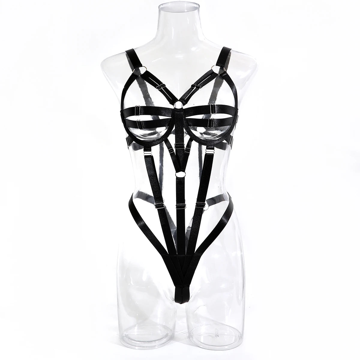 Women Sexy Pu Leather Full Body Harness Belt Waist Corset Belt Bondage Bdsm Bodysuit Gothic Fetish Exotic Clothing
