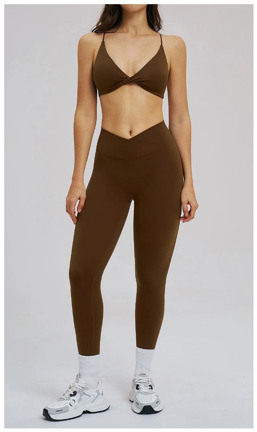 2PCS Yoga Suit Sports Set Women Fitness Quick-Drying Gym Tracksuit Running Nude Feeling Workout Outfit Sport Bra Leggings Suit