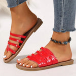 Women Slippers 2026 New Minimalist Fashion Flat Sandals Summer Outdoor Beach Slippers Lightweight Woman Shoes Slides Women
