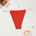 BEAUWEAR Comfort Thong with Transparent Strap Women Underwear Simple Plain Panties S M L XL