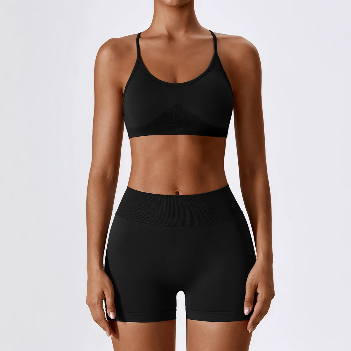 2/3PCS Yoga Set Women Workout Set Seamless Sportswear Gym Clothing Fitness Long Sleeve Crop Top High Waist Leggings Sports Suits