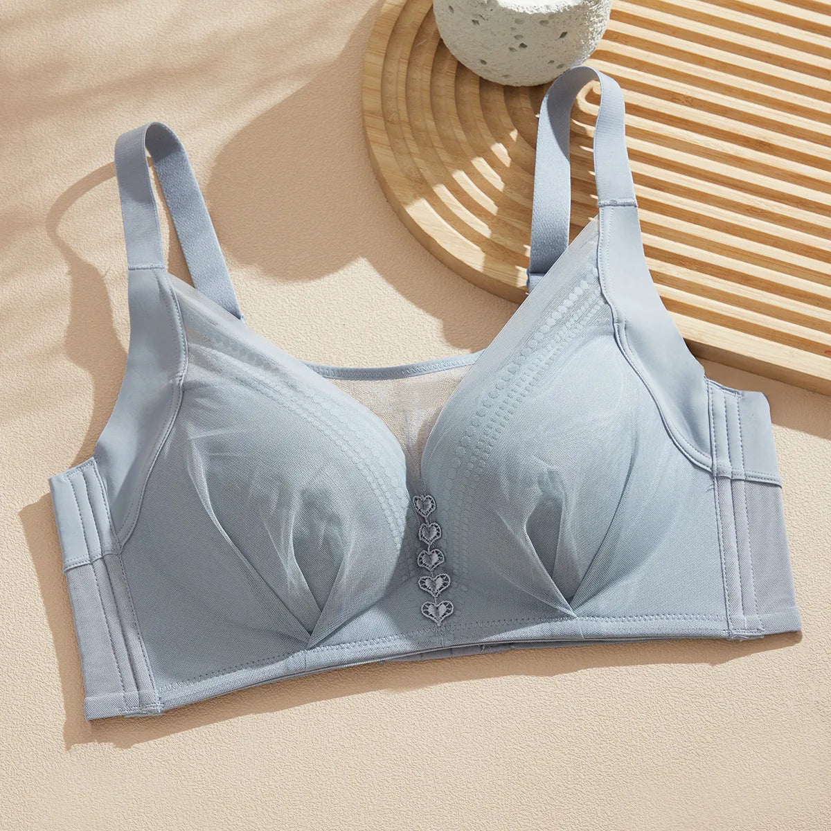 Women's Intimates Elegant Wire Free Bra Comfortable Supportive Choice for Small Busts Enhancing Natural Beauty Underwears CW9481