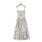 Summer Spring Floral Printed Women's Dress Elegant Retro Boho Party Dresses Elegant Vinatge A-line Maxi Vestidos 2025 New In