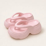 Women's Platform Flip Flops Thick Sole Non-Slip Casual Summer Beach Slippers Fashion Open Toe Slides