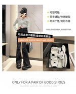 Spring New Round Head Small White Shoes Female Hundred Casual Womens Board Shoes Thick Bottom Women Sneakers