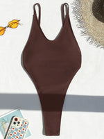 Backless Extreme Mini Micro G String Thong Women Swimwear One Piece Swimsuit Female Monokini High Leg Cut Bathing Suit Swim Lady