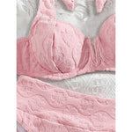 S - XL V Shaped Underwired Female Swimsuit High Waist Bikini Women Swimwear Bather Bathing Suit Swim Two-pieces Bikini set K8042
