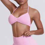 Hearuisavy Sports Bra Woman Gym Tops Sportswear Female Underwear Yoga Clothes Breathable Fitness Crop Top Push Up Workout Bras