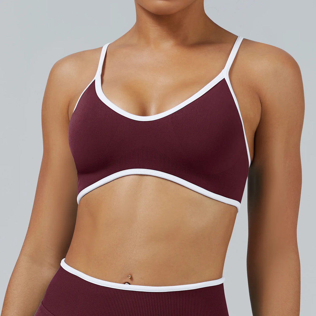 High Strength Sports Bra Seamless Yoga Top Women Fitness Gym Active Wear Back Cross Workout Push-up Fitness Running Underwear