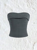 Women Rib-knit Tube Top Summer 2024 Y2K Clothes Grunge Punk Solid Strapless Sleeveless Slim Fit Crop Top Tank Tee Streetwear