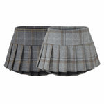 New American Style Pure Desire Hot Girl Plaid JK Waist Pleated Skirt Plaid Half Skirt For Woman Pure Desire Casual Elegant Z3SX