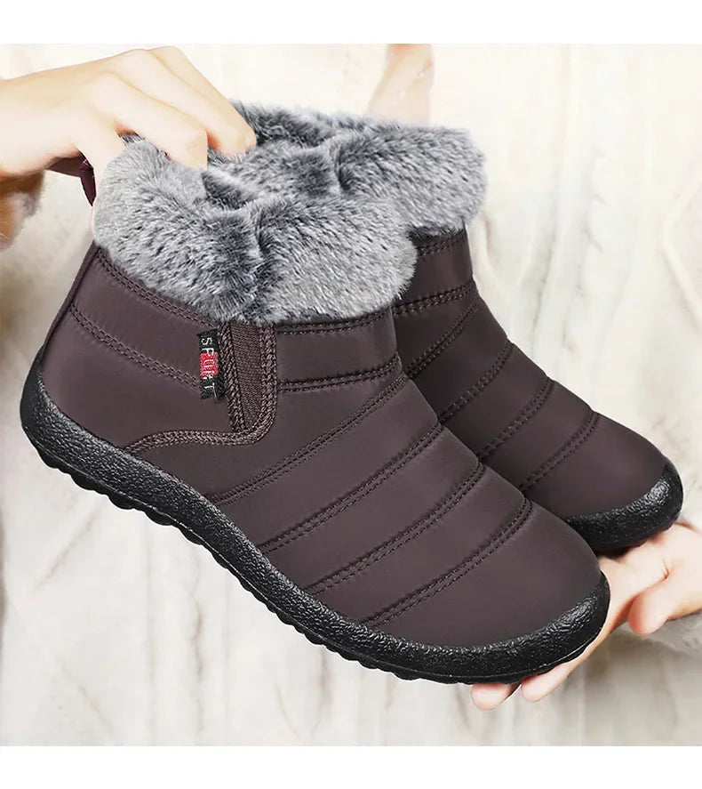 Outdoor Snow Boots CoupleHikingMen's Shoes, Women'sSkiHigh-Top Cotton Shoes, Cold-Proof Men's Boots, Women's 2026