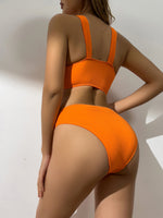 2026 Bowknot Sporty Bikinis Solid Swimwear Female Sexy Swimsuit Women Bathers Bathing Swimming Swim Suit Beachwear