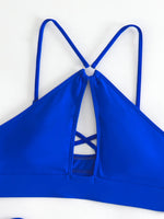 2026 Sexy Orange Bikini Hollow Out Push Up Two-Piece Swimsuit Women Halter Bandage Backless Thong Swimwear Summer Beachwear New