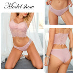 3Pcs/set Women's Cotton Panties M-2XL Women Patchwork Lace Underwear Sexy Low Waist Briefs Ladies Comfortable Underpants 2022