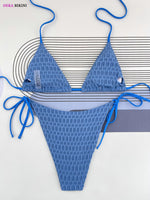 DEKA Solid Brazlian Micro Bikini Set Women Tie Side G-String Thong Swimsuit Female High Waist Bandage Swimwear Bathing Suit