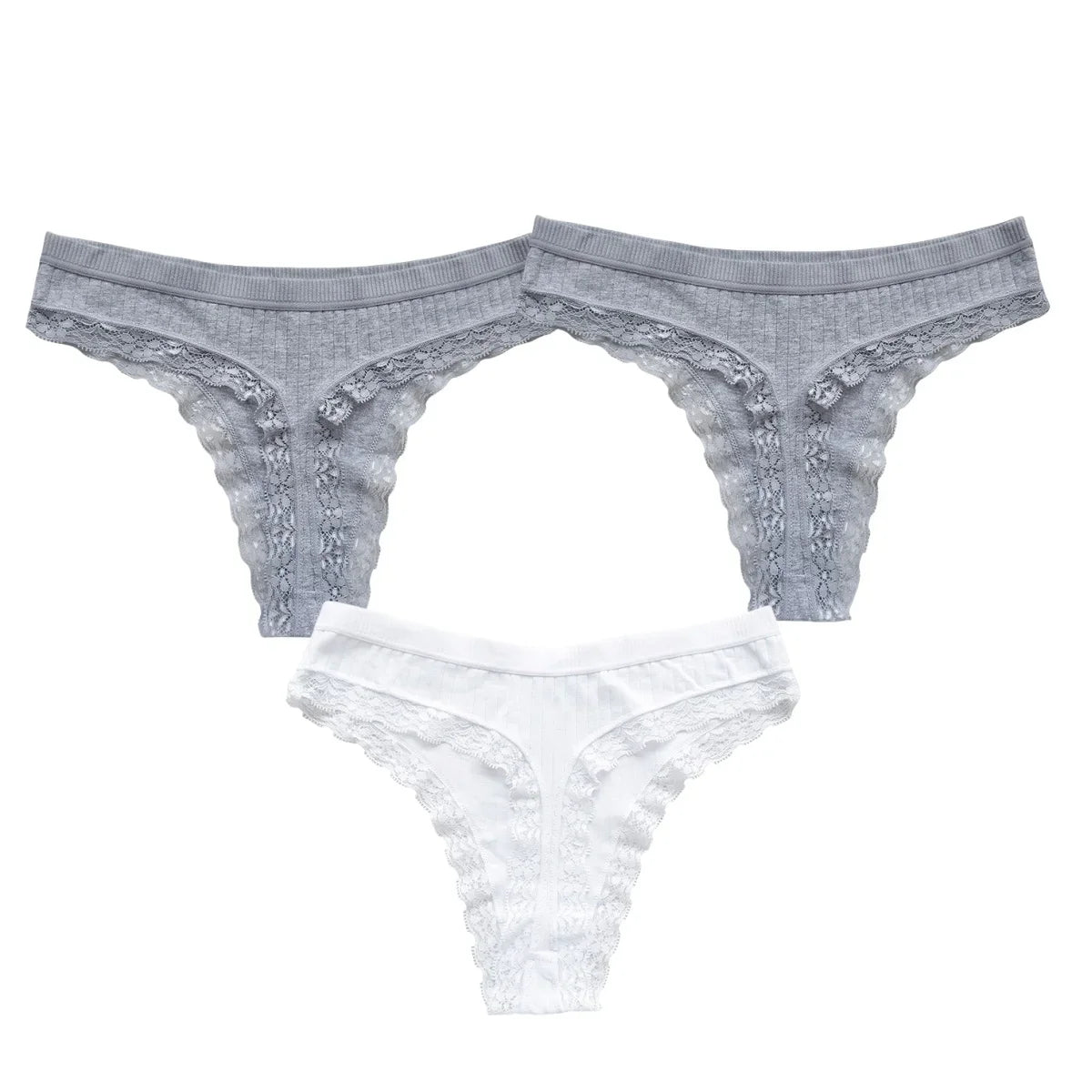 3Pcs/Set Cotton Panties Women G-string Female Underpants Sexy Lingerie Seamless Underwear Low Rise Panties M-XL Intimates