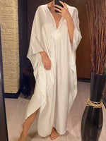 Greek Goddess Long Dress Batwing Sleeve Tunic Beach Cover Up Cover-ups Beach Dress Beach Wear Beachwear Kaftan Maxi Dress V4427