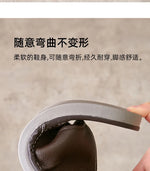 Big Size EU48 Indoor Slippers For Women Men Spring Summer House Shoes Soft Leather Anti-slip Open Toe Couples Home Floor Slides