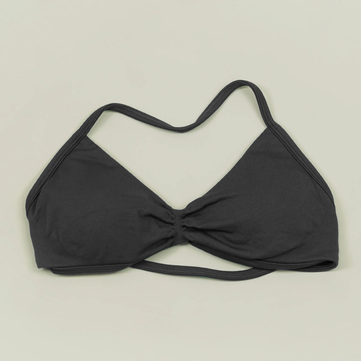 Women Seamless Impact Strappy Bra Removable Pads High Elastic Quick Dry Breathable Halter Neck Sports Top Yoga