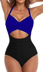 Leopard One Piece Swimsuit 2024 New Halter Push Up Swimwear Women Swimsuit Bathing Suit Beachwear Monokini Female Swimming Suits