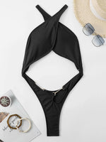 Cross Backless Extreme Micro Thong Female Swimwear One Piece Swimsuit Women Monokini High Cut Bathing Suit Swim Beach Bodysuit