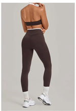 Women's Seamless Yoga Sets Sports Fitness Sleeveless Vest Hip-lifting Slim Fit Pants Suits Workout Gym Training Running Sets