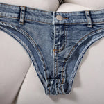 Sexy Low Waist Mini Denim Shorts Women Summer Beach Short Pants Jeans Woman Fashion Womens Club Party Jean Micro Shorts LTMW