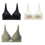 3pcs/Lot Seamless Bras for Women Push Up Brasiere Deep V Bralette Comfort Nonwire Underwear Female Invisible Bra Sexy Lingerie