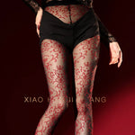 Jacquard Pantyhose Sexy Fashionable Transparent Mesh Pantyhose Pure Desire For Woman Mesh Nightclub Wear Pantyhose Charming 7IT1