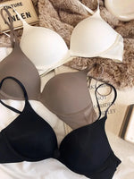 MOYISU Sexy Wireless Minimizer Bra - Seamless Backless Bralette for Large Chest, Anti Sagging Front Closure Breathable Comfort