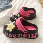 Clogs Thick-soled Slippers Women's Summer 2026 New Style Anti-slip Height-increasing Sandals and Slippers for Outdoor Wear