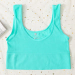 Seamless Bras For Women Streetwear Rib Sports Tank Top Sexy Lingerie No Pads Crop Top Female Fitness Underwear