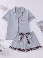 Women's Sleepwear 2026 New Summer Comfortable Pajamas Sets for Women Lapel Homewear Short Sleeve Shorts Set Pijamas Pajamas Set