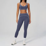 Yoga Suit 2PCS Women Tracksuits Sports Outfits Gym Clothes Running Sports Bra Suits Female Workout Yoga Clothes Athletic Wear
