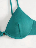 ZTVitality Solid Underwire Sexy Bikini 2025 New Arrival Biquini Padded Push Up Bandage Swimsuit Women Swimwear Summer Beachwear