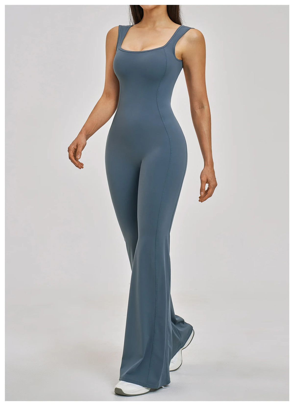 Slimming Yoga Jumpsuits Women Hollow Out Ruffles Backless Sportswear Fitness Back Hip-Lifting Leggings One-Piece Gym Bodysuits