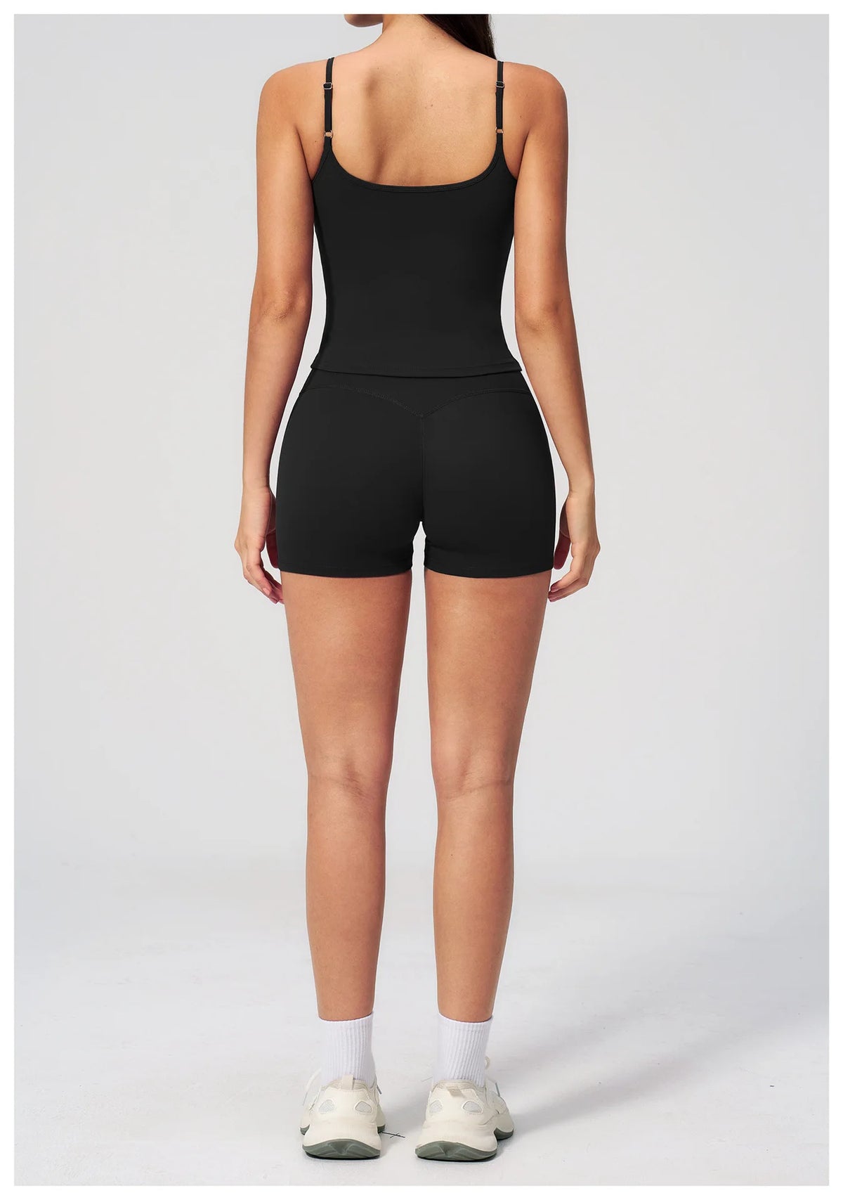 2 Piece Shaved Yoga Sets Women Hip Lifting Shorts Fitness Suit Outdoor Leisure Running Slimming Sports Vest Workout Tracksuit