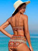 Tribal Print Bikini 2024 Brazilian Biquini Two Pieces Swimsuit Women High Waist Bathing Suit Swimwear Female Summer Beach Wear