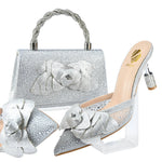 DoershowLastest Italian Design Fashion Style Ladies Shoes with Matching Bag Set 2025 Nigerian Shoes and Bag SetHA1-1
