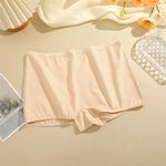 3PCS Women'sCotton Seamless Panties Sports Boxers Underwear Female Solid Color Briefs Cozy Lingerie Intimate Underpants XS-XL