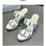 New Summer Pointed Toe Sexy Comfortable Banquet High Heels Fashionable Shallow Mouth/simple/elegant Outside Women's Slippers