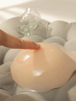 Women Push Up Bras Self Adhesive Silicone Strapless Invisible Bra Reusable Sticky Breast Lift Tape Rabbit Nipple Cover Bra 2866