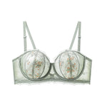 Rabbit Ear Lace Strapless Bra Minimizer Push Up for Large Bust Summer Thin Design Comfortable Backless Bra Women S-XL MOYISU AB